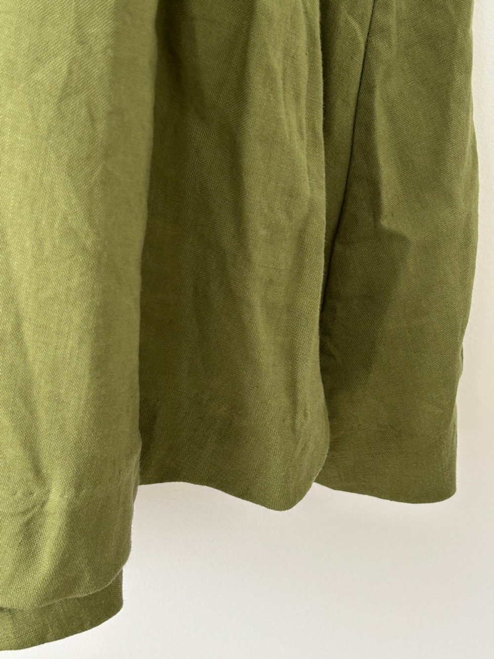 Boden 100% Linen Olive Green Maxi Skirt - Picture 9 of 16